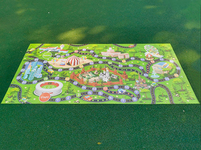 Резиновый тематический коврик Игра