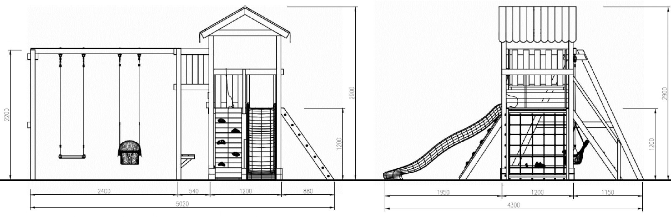 Детская площадка Савушка Мастер-2