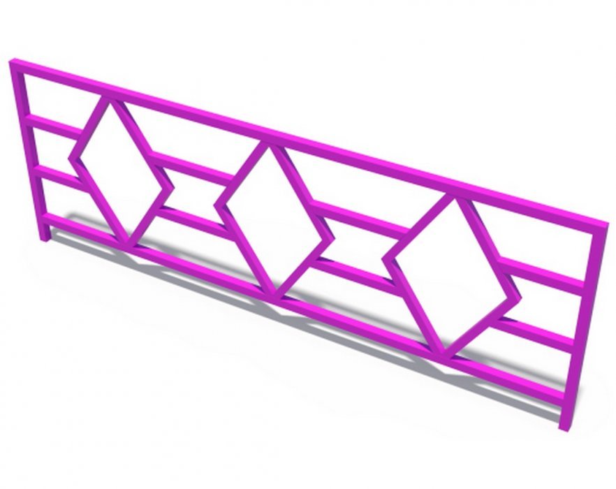 Ограждение  Ромбик ДХО 03060