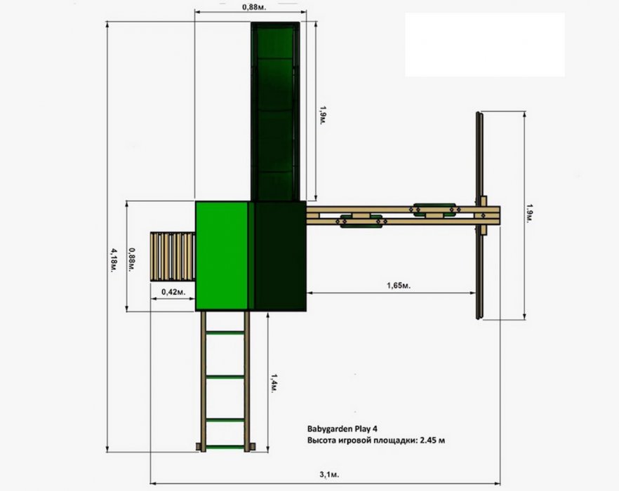 Детская площадка Babygarden Play 4