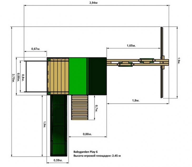 Детская площадка Babygarden Play 6