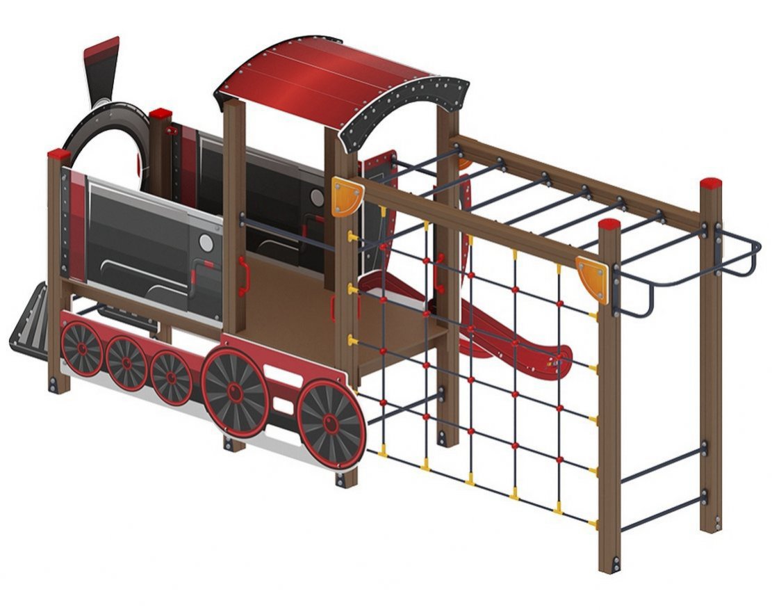 Уличный ДСК Юный машинист-6 - вид 1