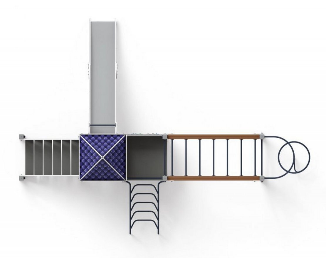 Уличный ДСК Крепость Пиксельград-3 - вид 4