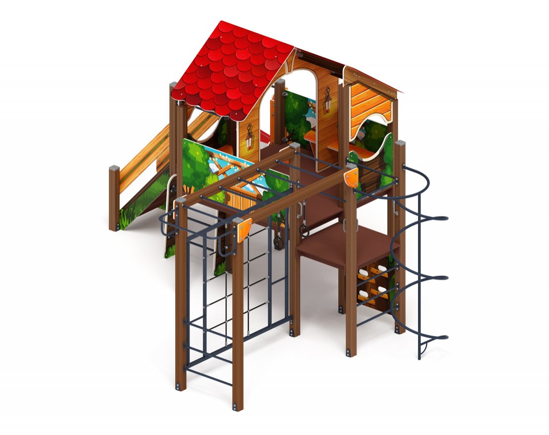 Уличный ДСК Чудо-домик 2 - вид 1