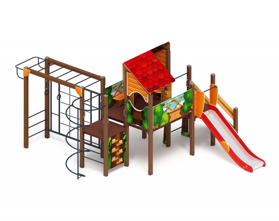 Уличный ДСК Чудо-домик 2 - вид 0