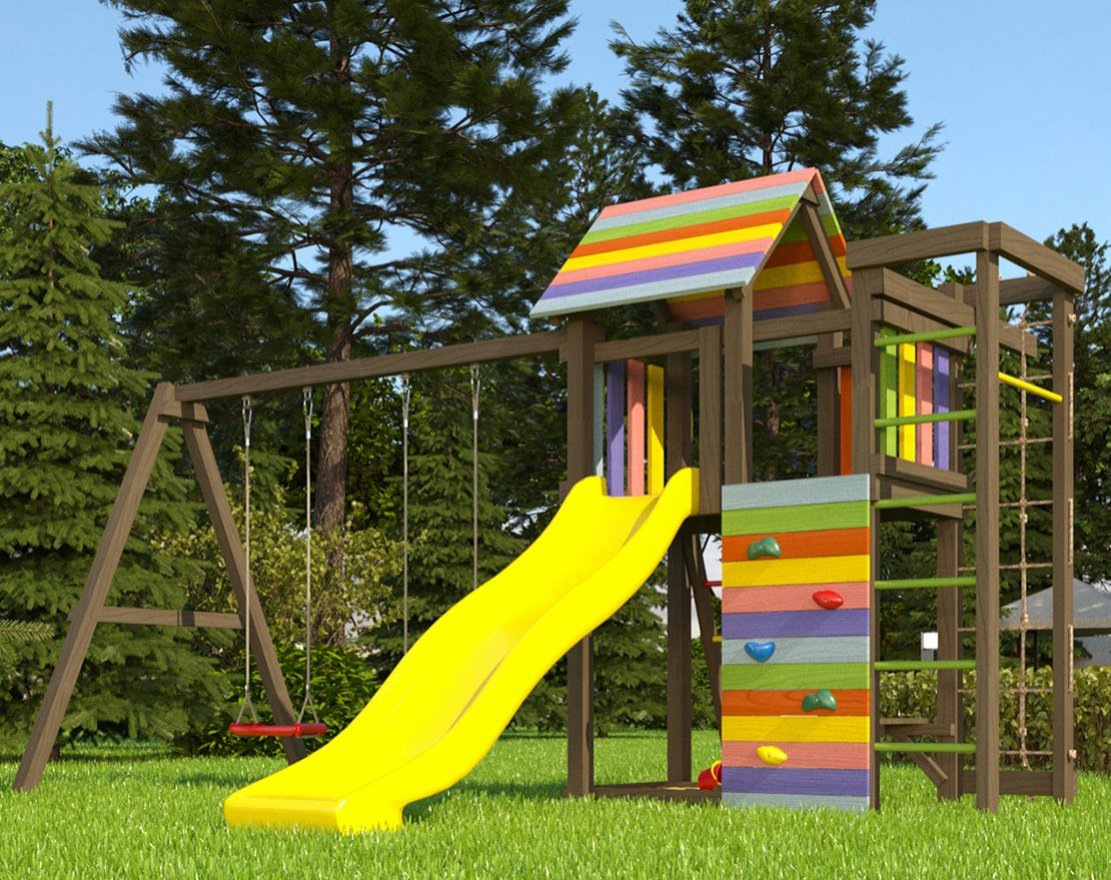 Детская площадка Савушка Мастер 10 (Brown Color)
