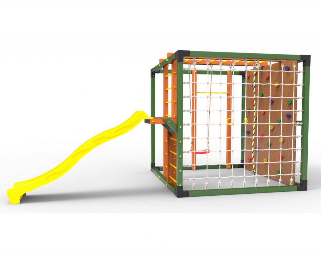Детская площадка  Пикник Куб с горкой