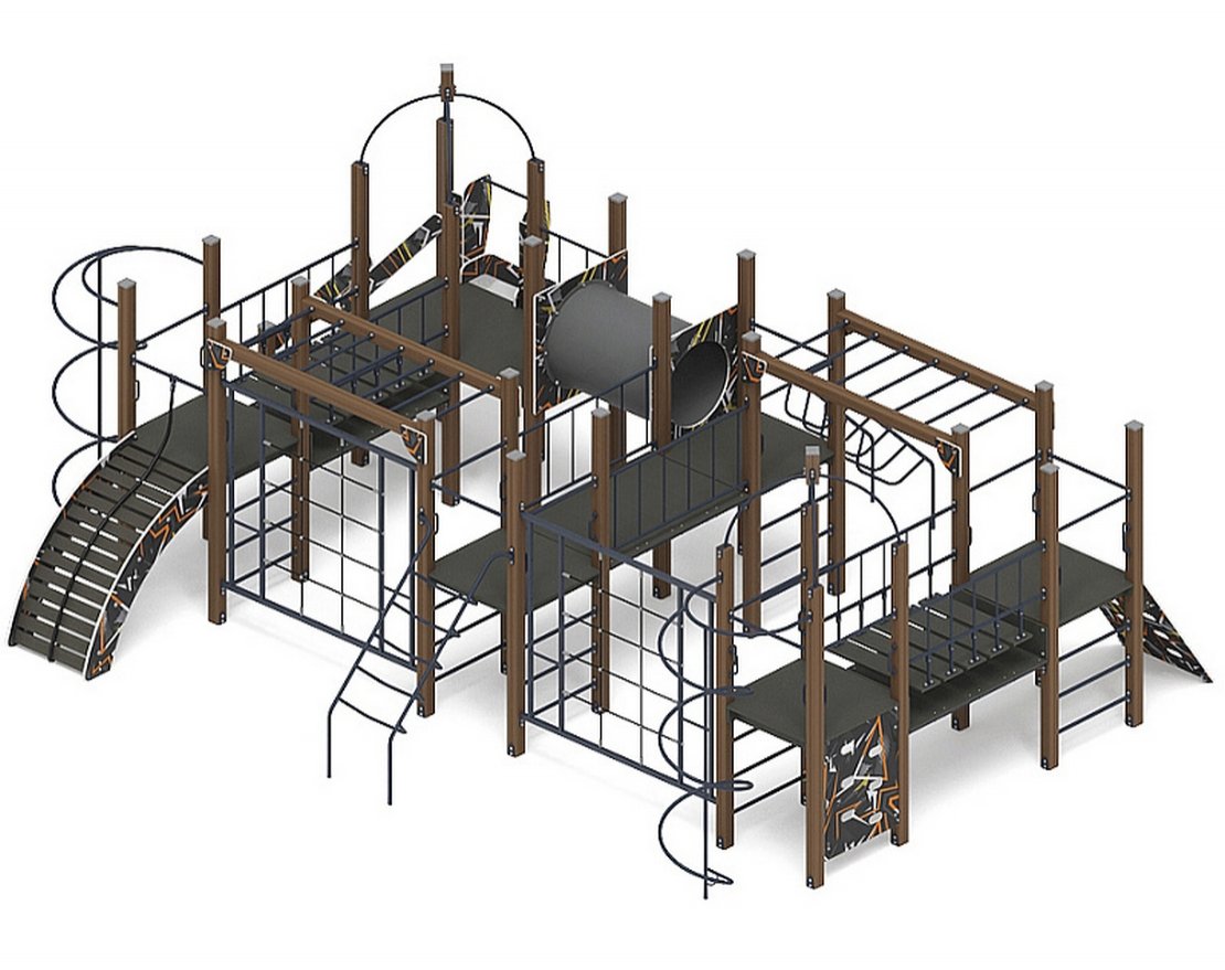 Детский игровой комплекс Спорт Н 1200 ДИК 2.06.01-02
