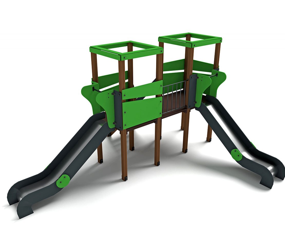 Детский игровой комплекс Геометрия Н-1200 ДИО 09000 - вид 2