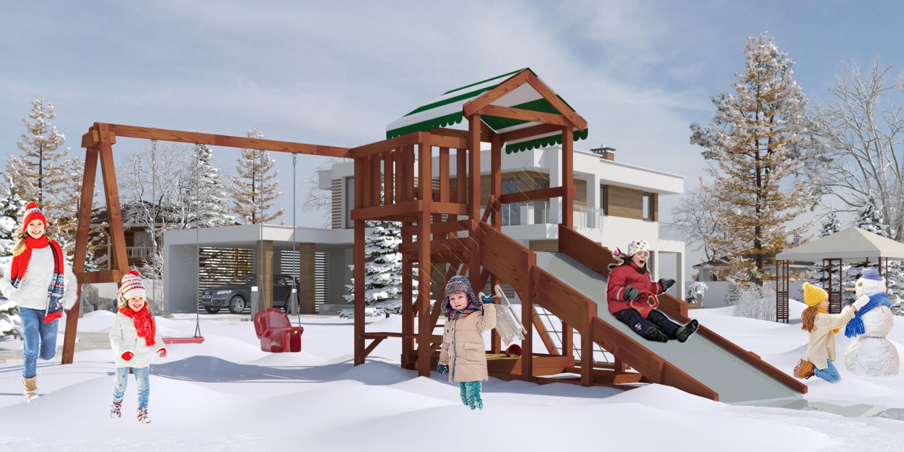 Уличный ДСК Гарда 2 (Бри) всесезонная - вид 7