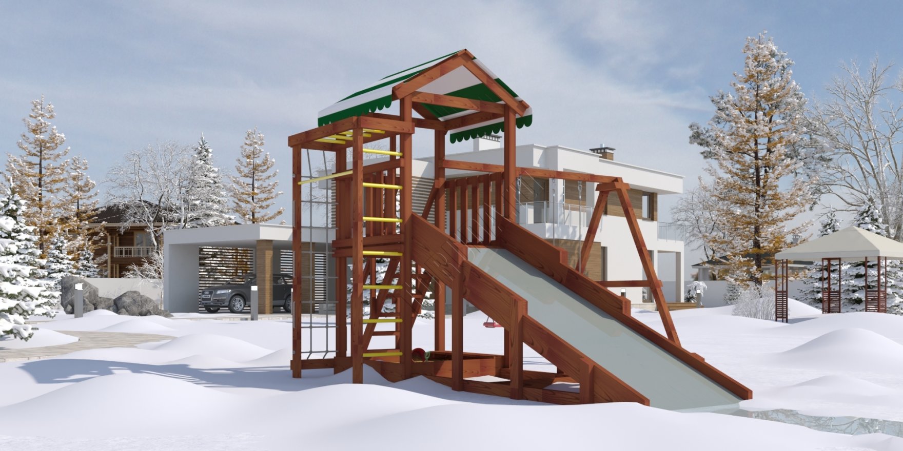 Уличный ДСК Гарда 5 (Бри) всесезонная - вид 7