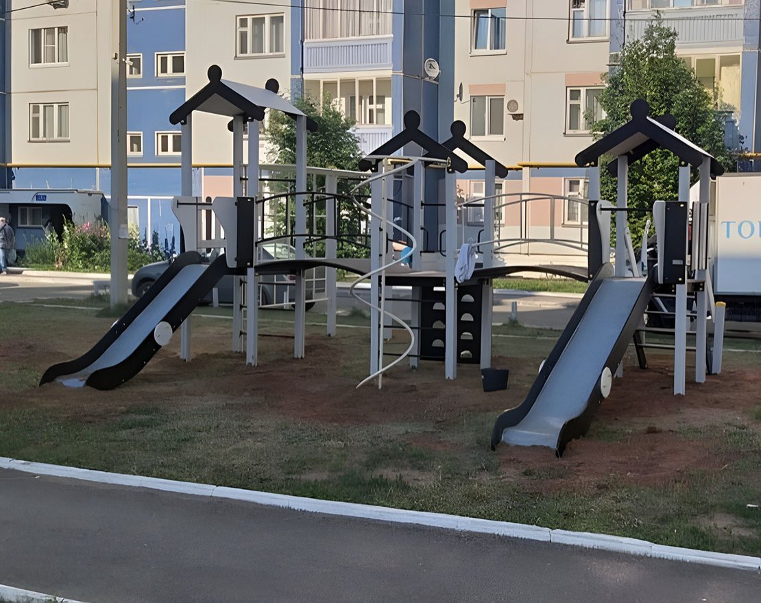 Уличный ДСК Домино Северный Мишка Н-1500 и Н-1200 ДИО 03140 - вид 6