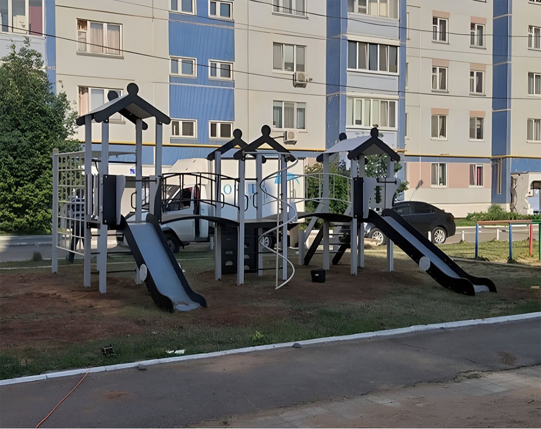 Уличный ДСК Домино Северный Мишка Н-1500 и Н-1200 ДИО 03140 - вид 4