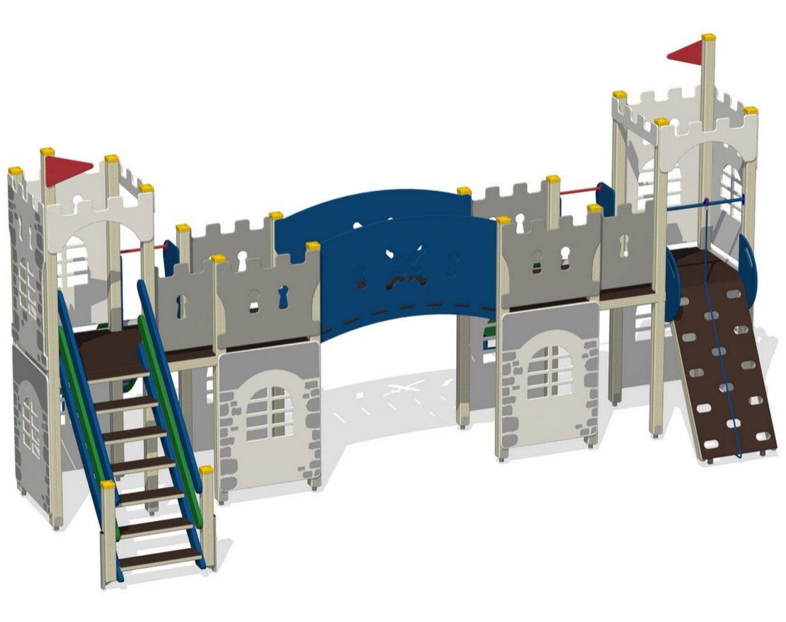 Уличный ДСК Фэнтези замок 2 - вид 2