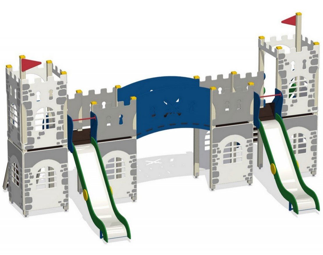 Уличный ДСК Фэнтези замок 2 - вид 1