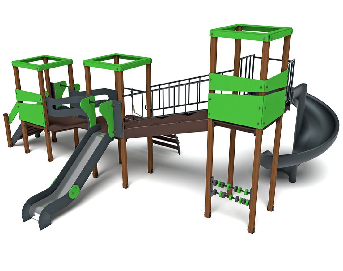 Игровой комплекс Геометрия Н-1200 и Н-2000 ДИО 09020 - вид 4