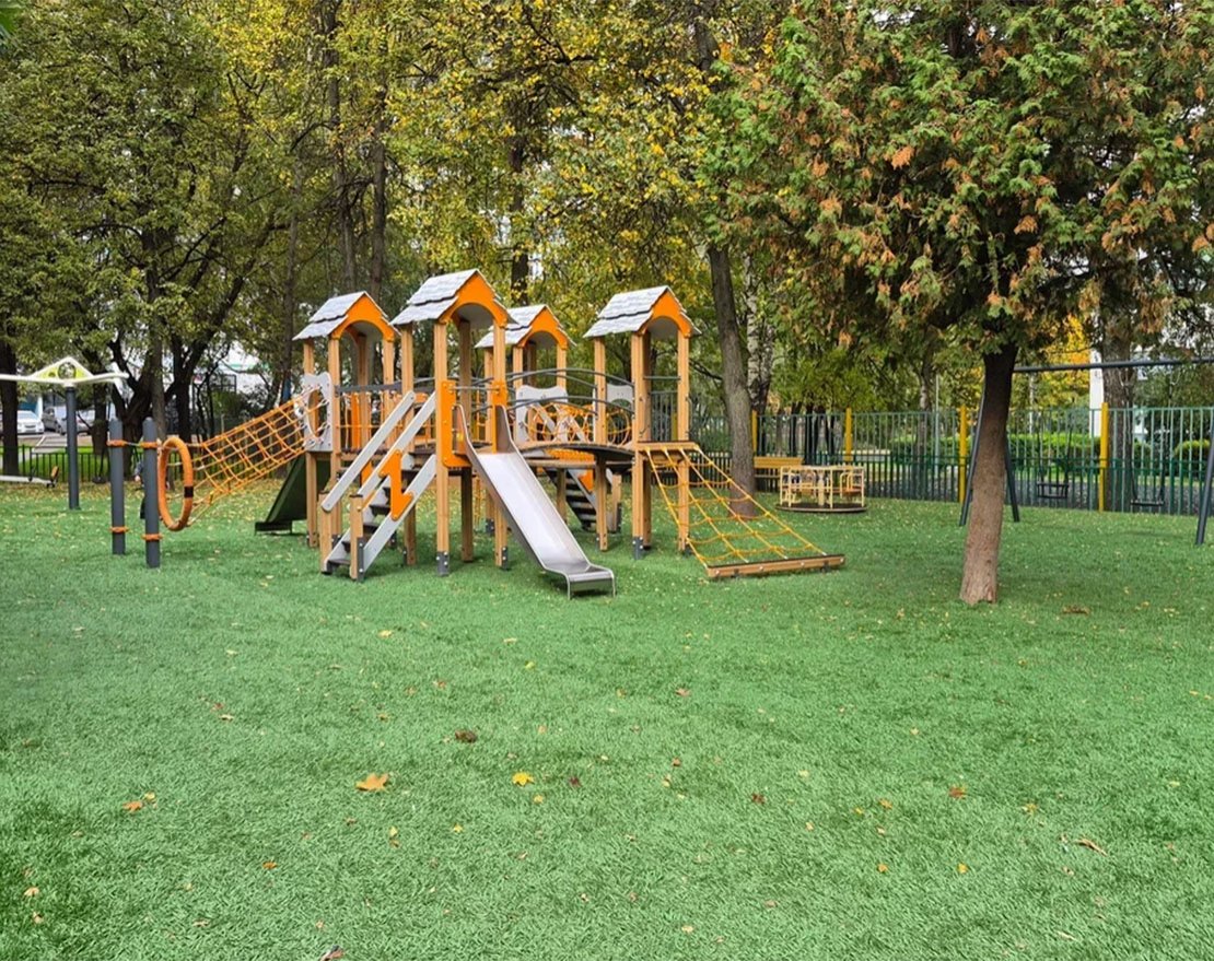 Искусственный газон для детских площадок TORUDA Kids с укладкой - вид 15