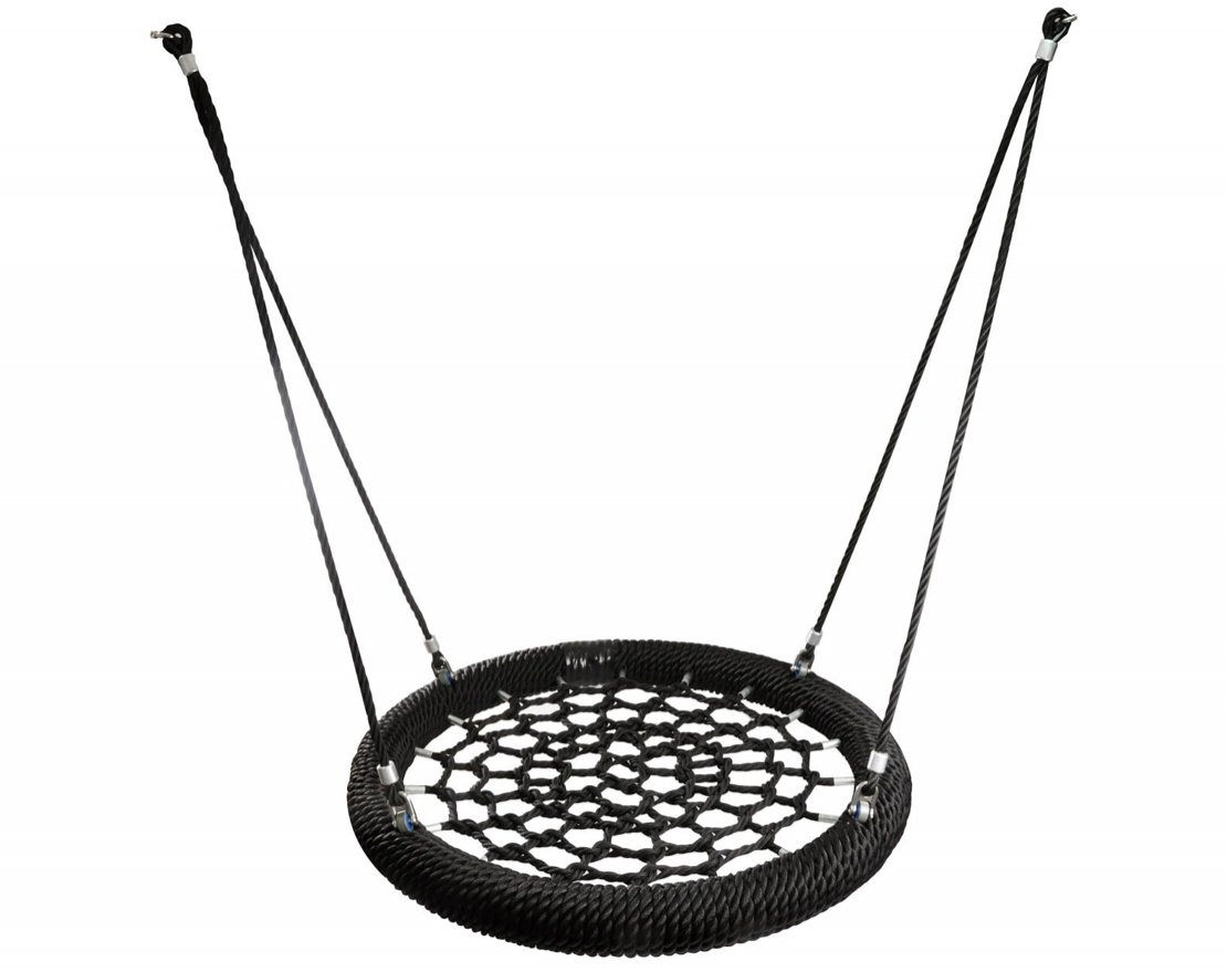 Качели с прорезиненным сиденьем без спинки и сиденьем Гнездо ИО 01031 - вид 1