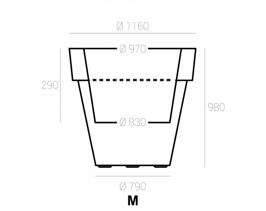 Кашпо Boach S-M - вид 4