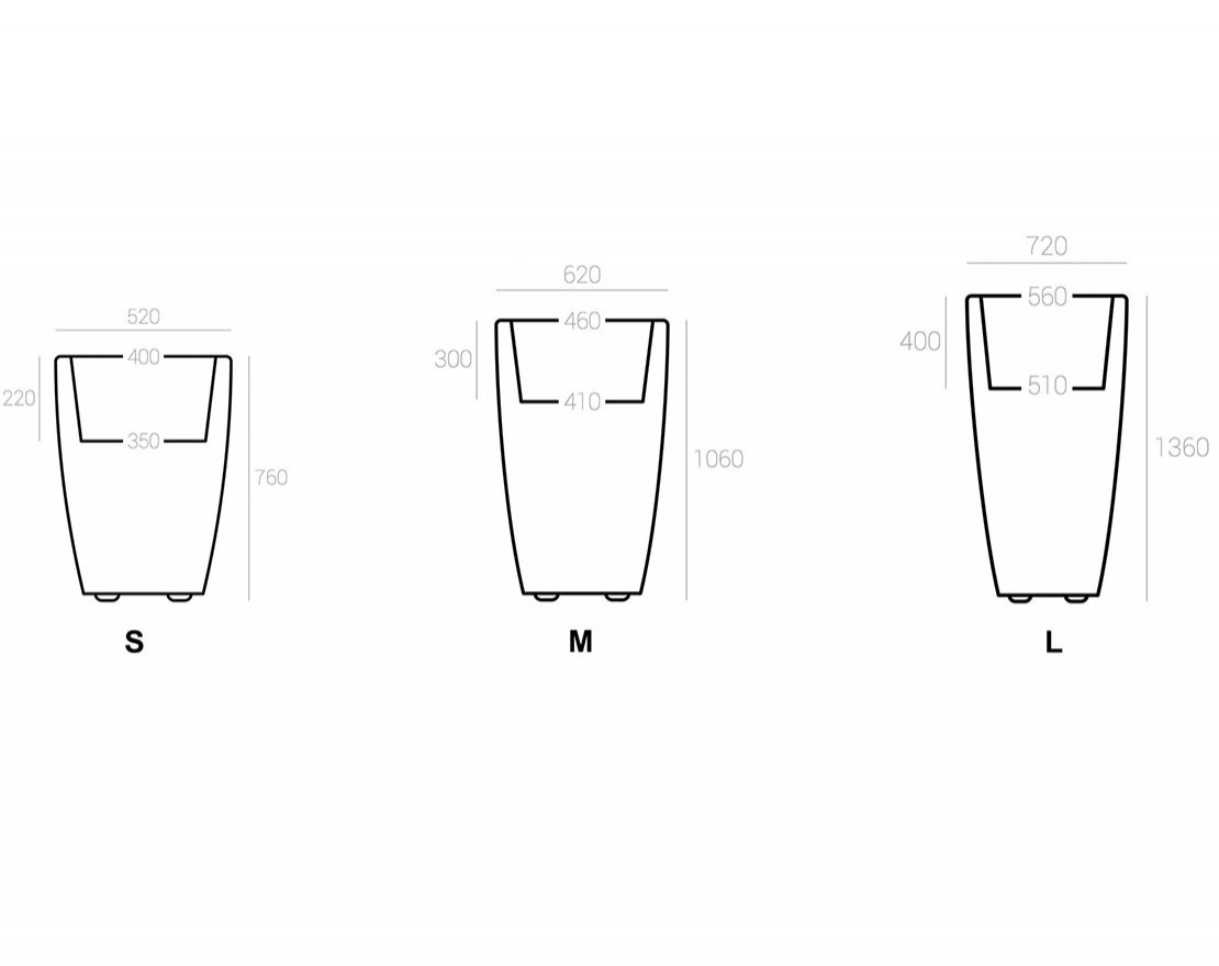 Кашпо Linea S-L - вид 4