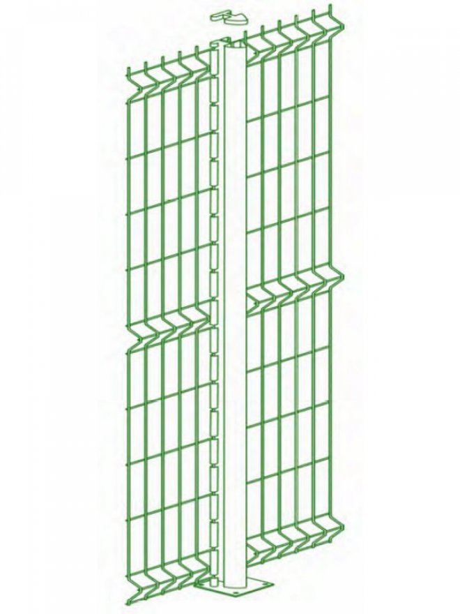 Панель DFence пруток Ø 3.8мм, яч. 50х200, Ш3000мм