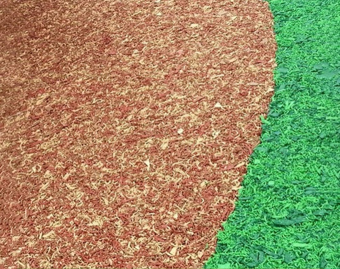 Резиновая мульча TORUDA Rubber mulch с укладкой на подготовленный грунт - вид 2