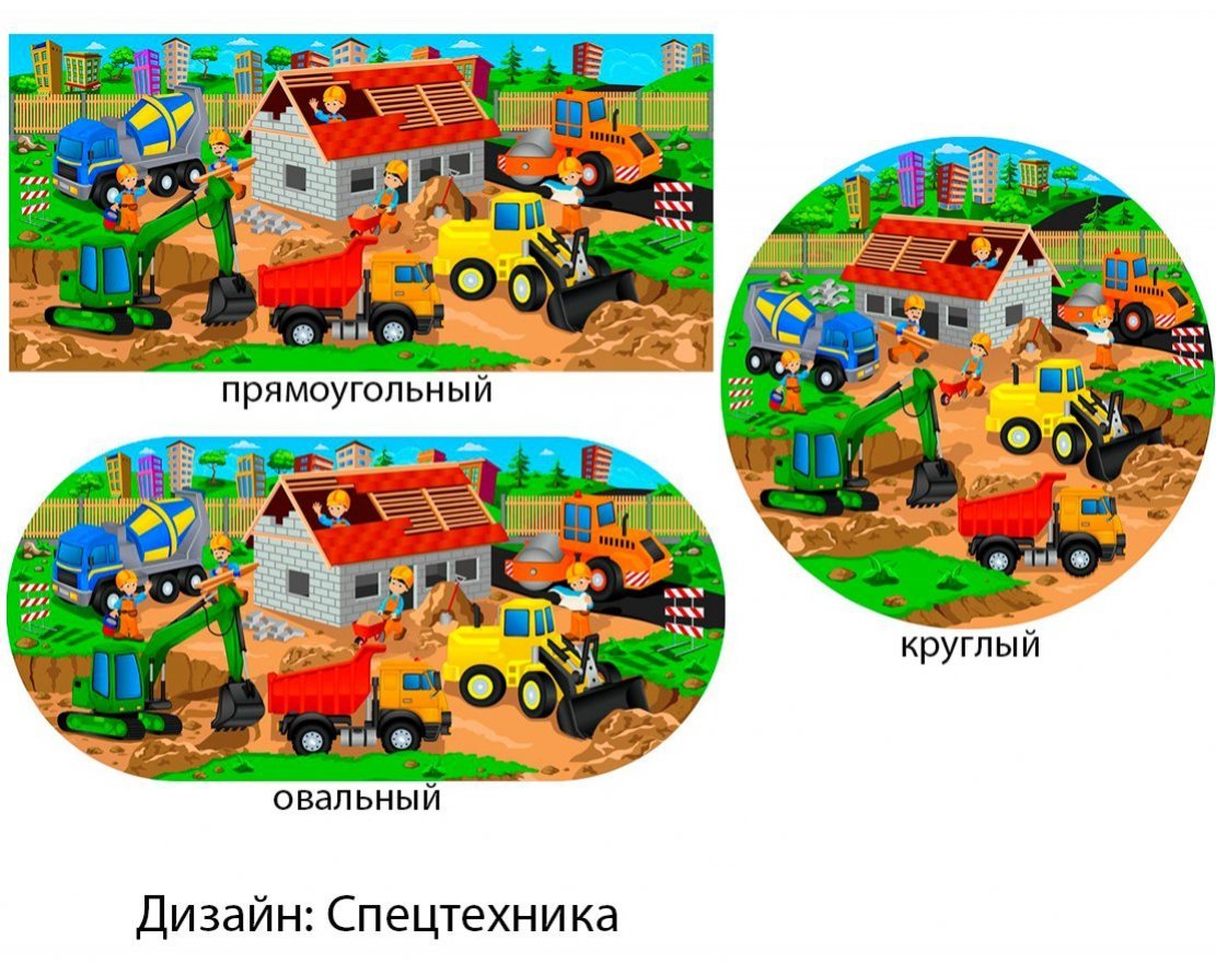 Резиновый тематический коврик  Игра