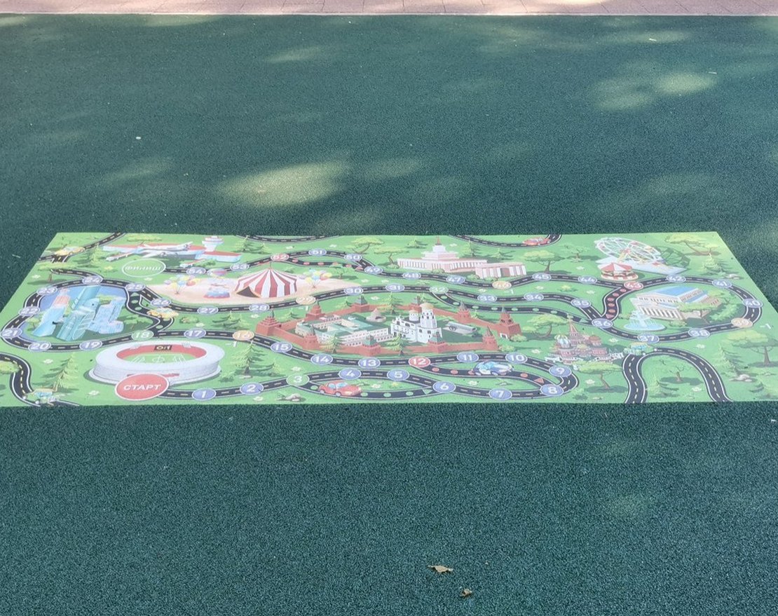 Резиновый тематический коврик Игра - вид 1