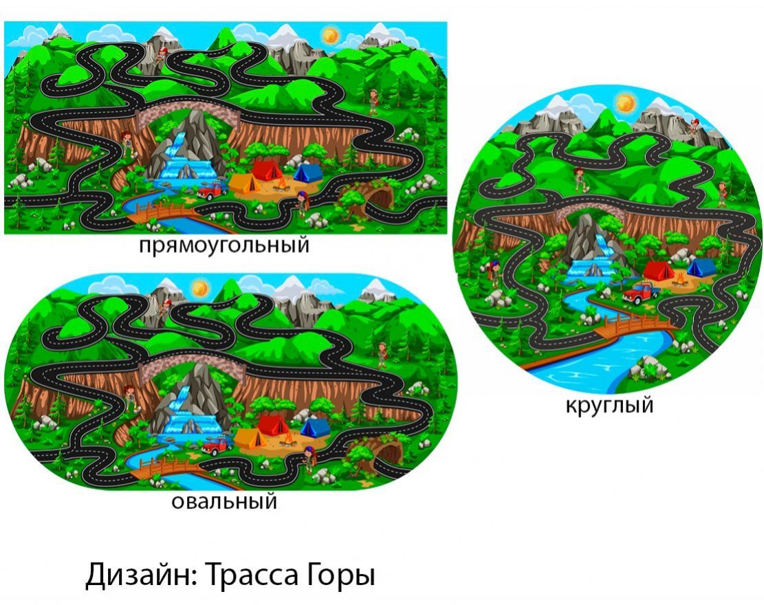 Резиновый тематический коврик  Игра