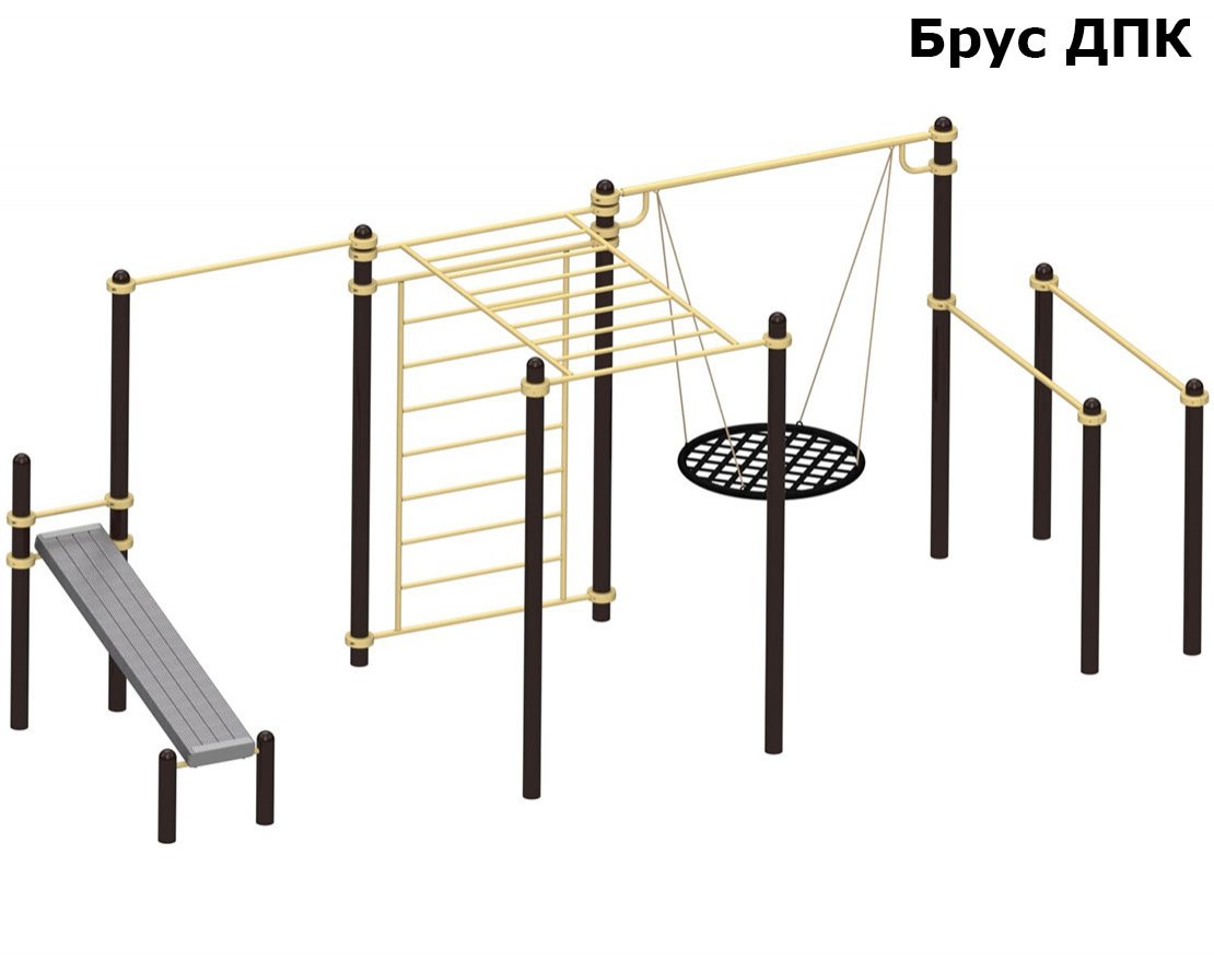 Спортивный комплекс с качелями TORUDA 116 - вид 2