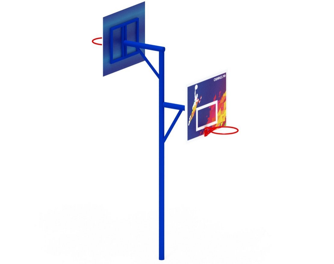 Стойка баскетбольная комбинированная СО 2.70.03 - вид 2