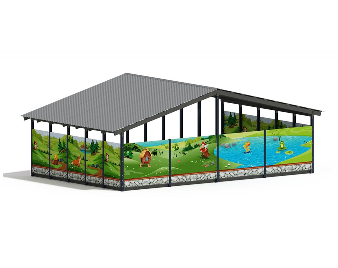 Теневой навес В гостях у сказки МФ 70.8.5-12