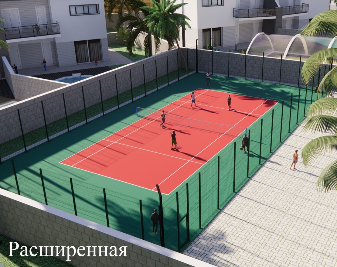 Корт для тенниса TORUDA T-1 (37х19, игровое поле 24х11) - вид 2