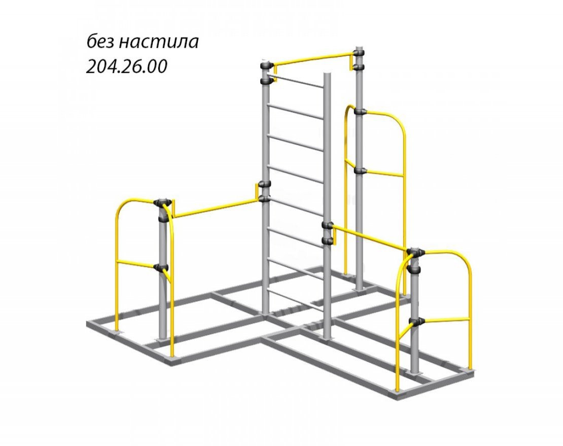 Уличный турник на раме Romana 204.26.00 - вид 0