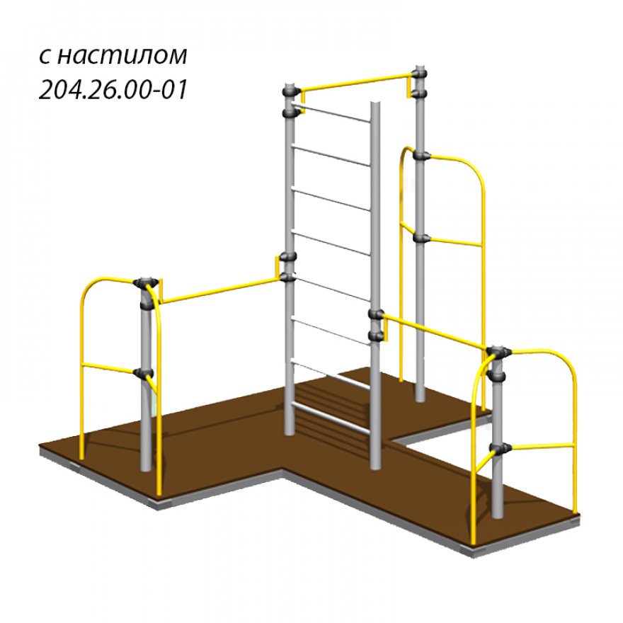 Уличный турник на раме Romana 204.26.00 - вид 2