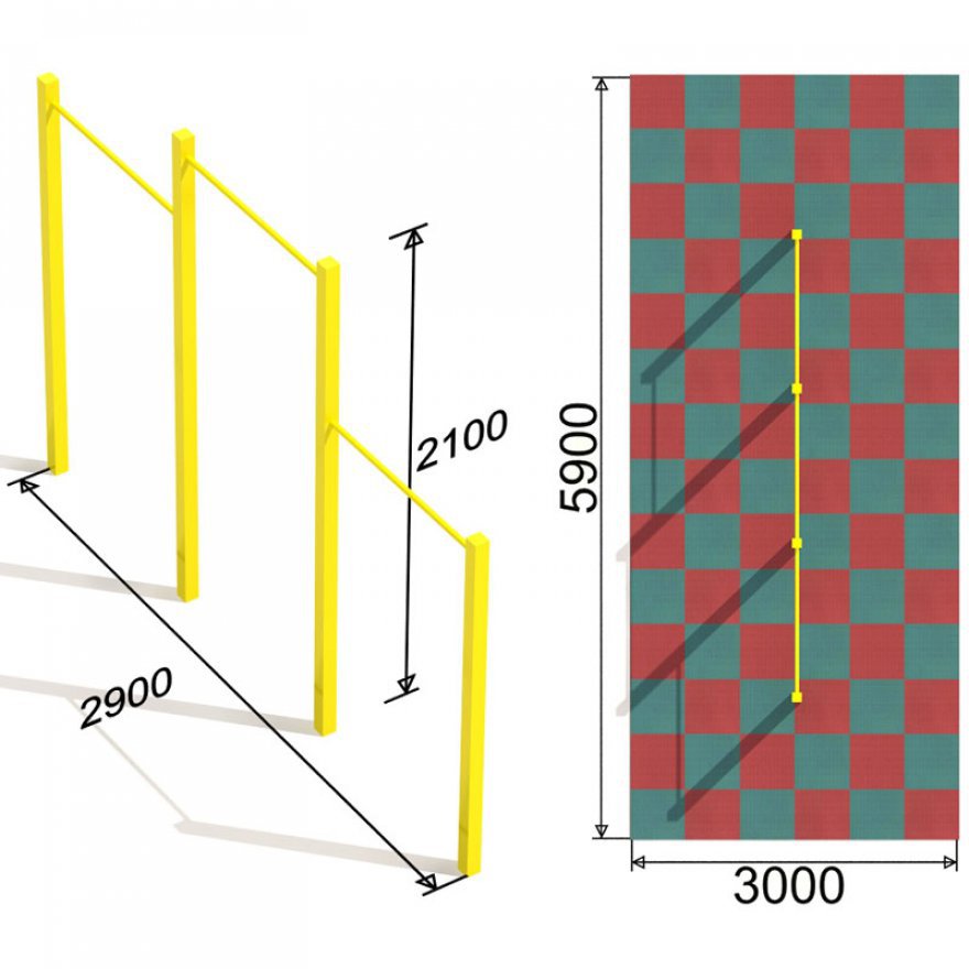Турник 3H - вид 2
